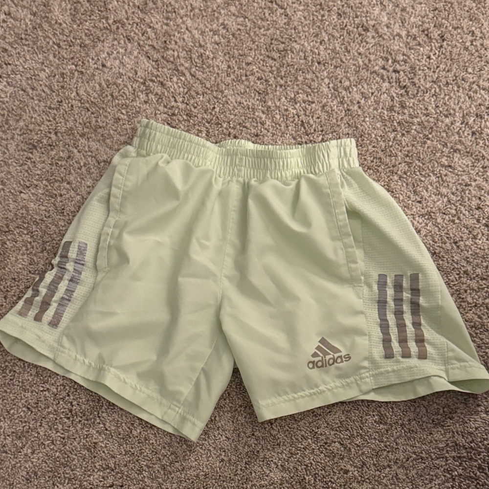 Adidas Men's Mint Green Athletic Shorts